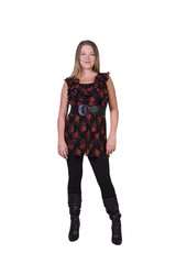 Beautiful Girl Standing Up