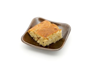 cake on the plate
