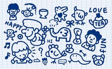 hand draw funny thing