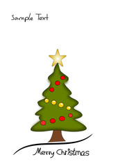 Illustratuion Weihnachtsbaum