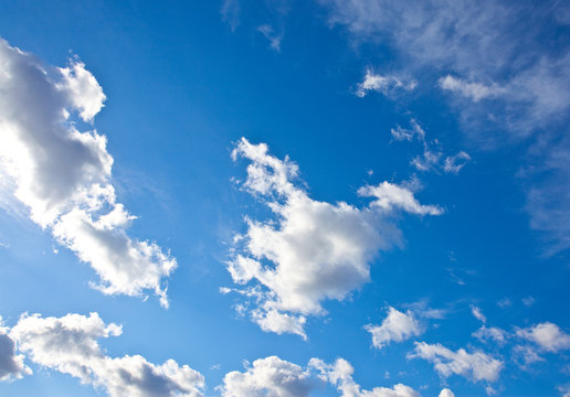 Fototapeta Blue sky with clouds