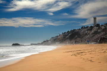 beach at Vina del Mar, Chile