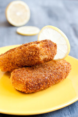 Fish zrazy coat with breadcrumbs © MariyaPhoto