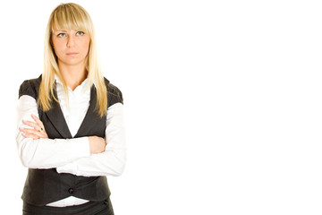 Obraz premium Young businesswoman