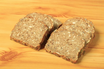 Vollkornbrotscheiben
