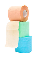 Roll of a toilet paper