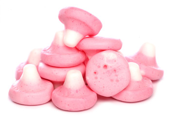 Pink mushroom sweets