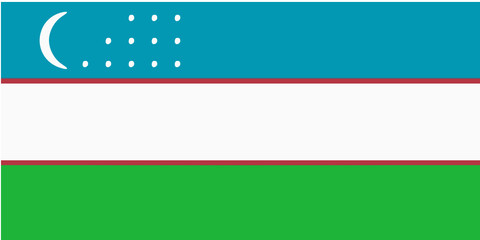 Drapeau ouzb&egrave;que