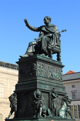 Obraz premium Bronzestatue von Maximilian I. Joseph