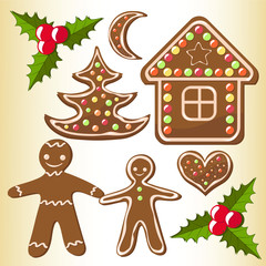 Gingerbread cookies.
