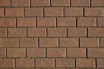 red brick wall
