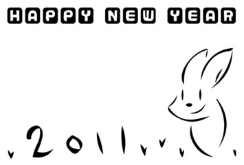 Rabbit Happy New Year 2011