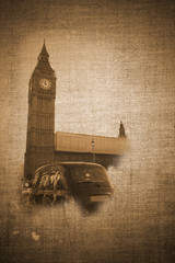 vintage photo of London