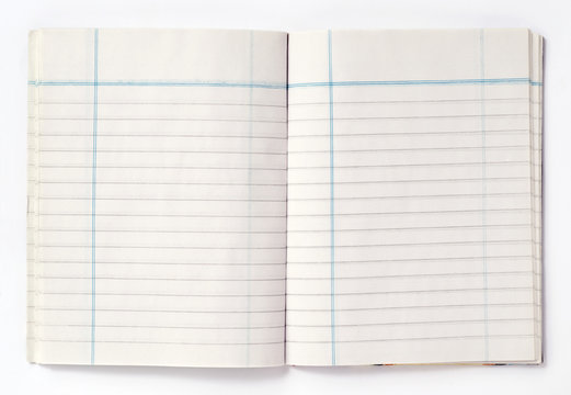 aufgeschlagenes notizbuch