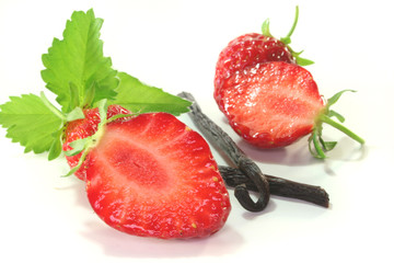 Erdbeeren mit Vanille