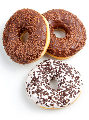 Backwaren - Muffins Donuts Schoko Vanille Heidelbeeren