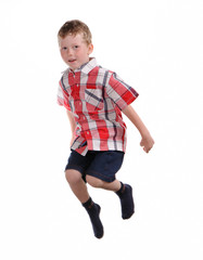 Jumping boy