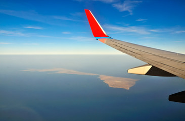 Fototapeta premium Flug über Afrika