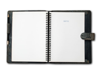 back leather cover binder