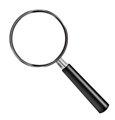 magnifying glass loupe to magnify enlarge isolated - 26945746