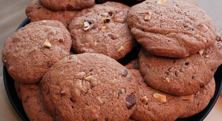 Cookies sortants du four