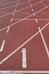 Fototapeta premium University running track
