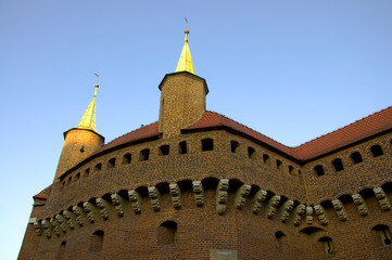Fototapeta premium Barbakan - Krakau - Polen