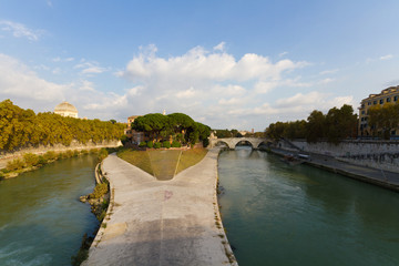 Tiberinsel, Rom, Italien