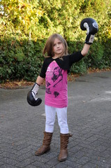 Junge Boxerin