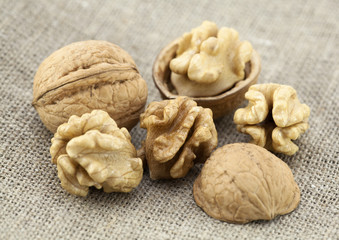 Walnuts closeup
