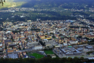 Obraz premium view of the city