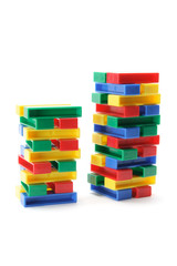 Stacks of Building Blocks