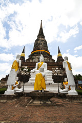 Fototapeta na wymiar White Buddha, Thailand.