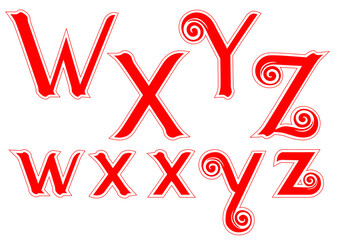 Candy Cane Swirl WwXxYyZz