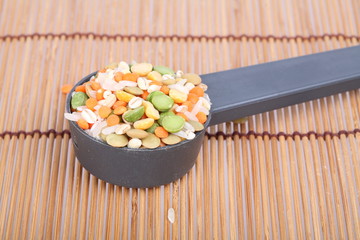 rice peas lentils beans