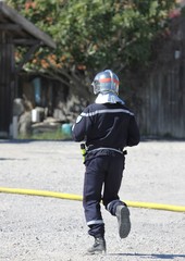 pompier en action
