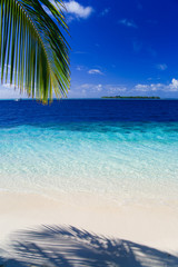 Fototapeta na wymiar Tropical Paradise na Malediwach