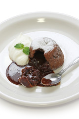 Hot Chocolate Pudding , Fondant au chocolat