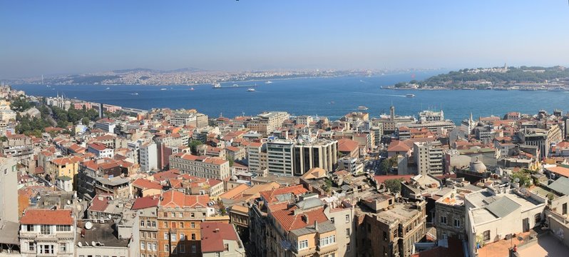 Panorama Luftbild Istanbul
