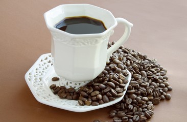 coffee and coffee beans