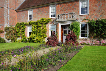 Garden and doorway of a Medieval English House