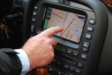 Fahren mit dem Navigationssystem