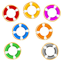 lifesaver in various color