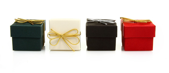 Beautiful gift box on white
