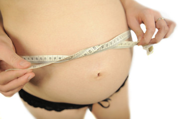 gnant women gain weight - obrazy, fototapety, plakaty