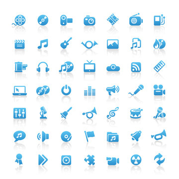 Blue Web Icons