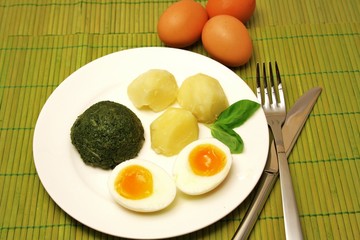 gesundes Mittagessen
