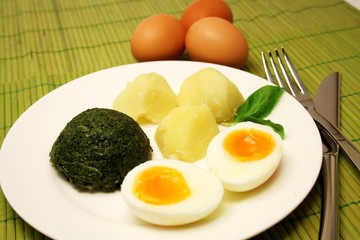 gesundes Essen - Spinat