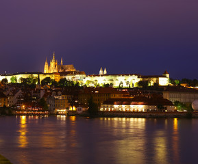 Fototapeta na wymiar Prague at night. Czech Republic