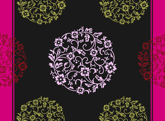 Elegant original seamless floral